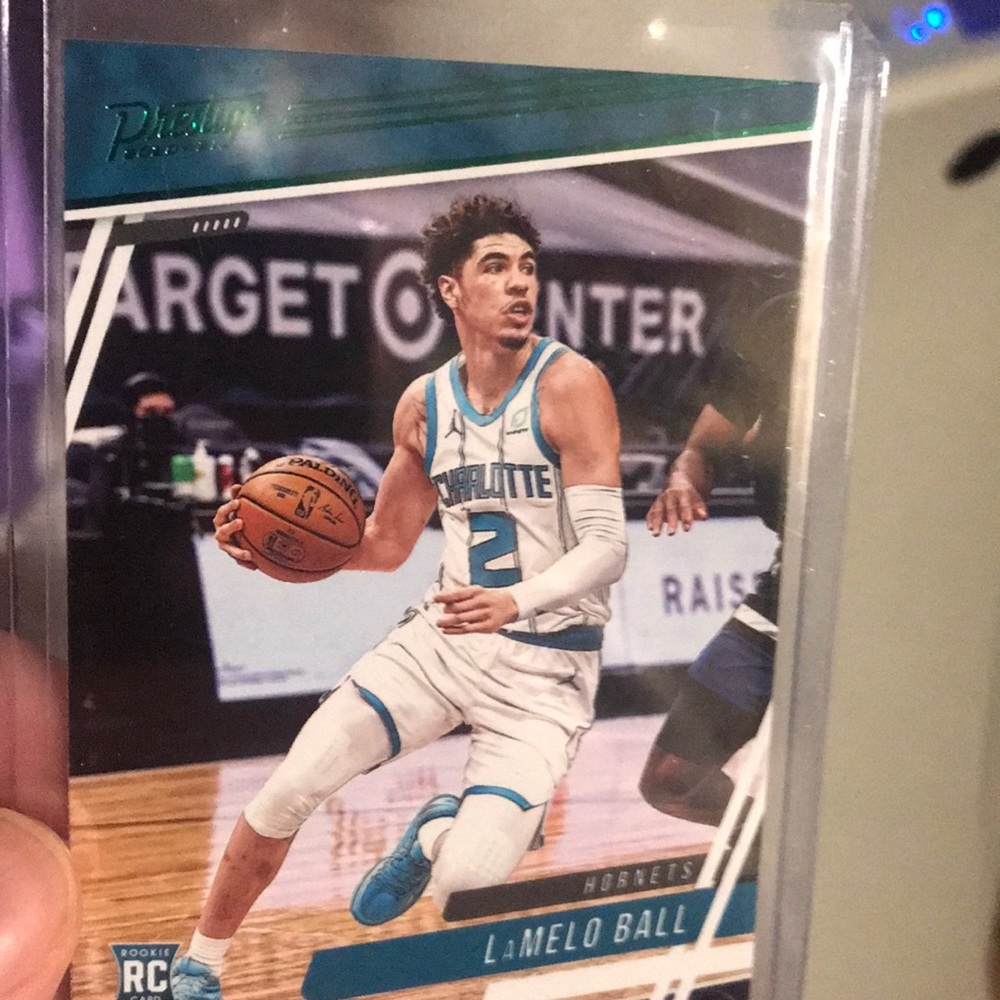Rare Panini Prestige Green Prizm Lamello Ball rookie card mint!